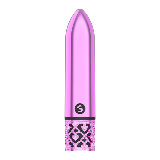 PlayBound UK adult toys & lingerie: royal gems glamour rechargeable bullet pink