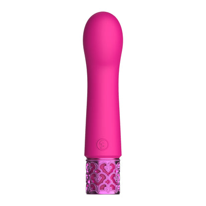 PlayBound UK adult toys & lingerie: royal gems bijou rechargeable silicone bullet pink