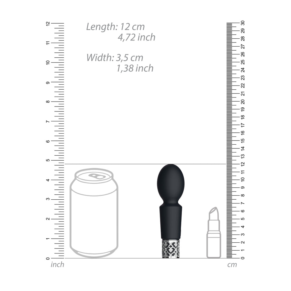 PlayBound UK adult toys & lingerie: royal gems brilliant rechargeable bullet black