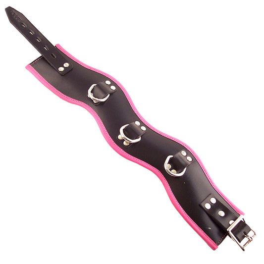 PlayBound UK adult toys & lingerie: rouge garments black and pink padded posture collar