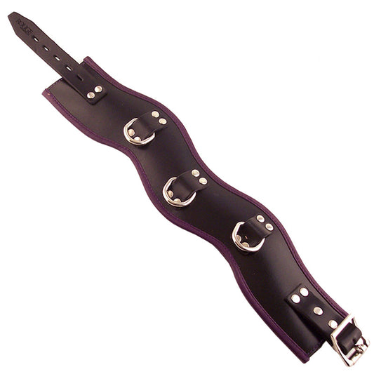 PlayBound UK adult toys & lingerie: rouge garments black and purple padded posture collar