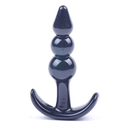 PlayBound UK adult toys & lingerie: small black beaded anal plug