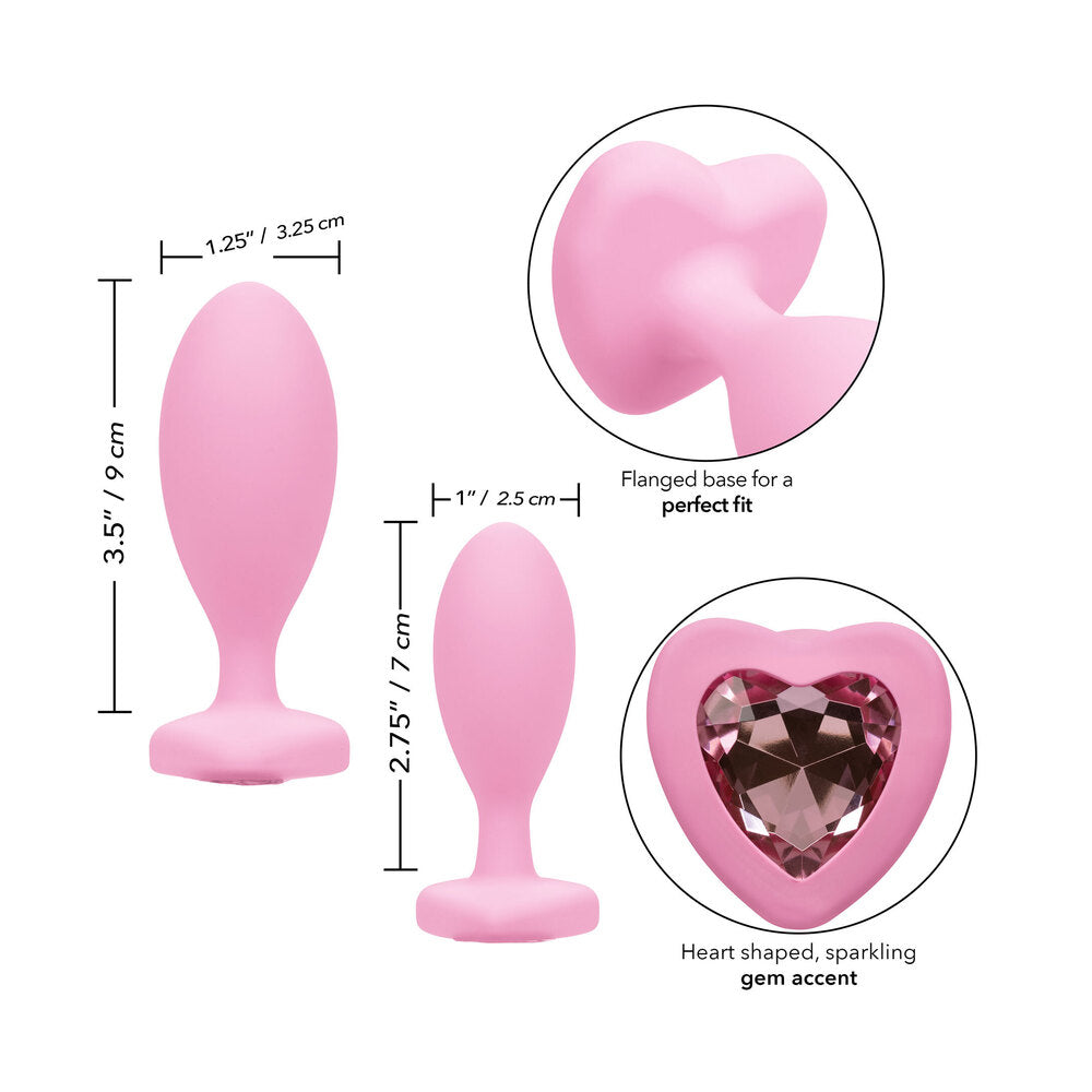 PlayBound UK adult toys & lingerie: first time crystal booty duo butt plugs