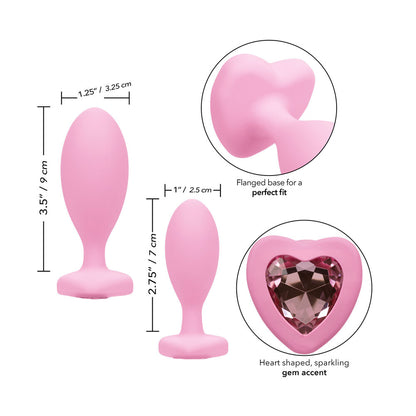 PlayBound UK adult toys & lingerie: first time crystal booty duo butt plugs