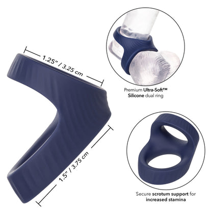 PlayBound UK adult toys & lingerie: viceroy dual silicone cock ring