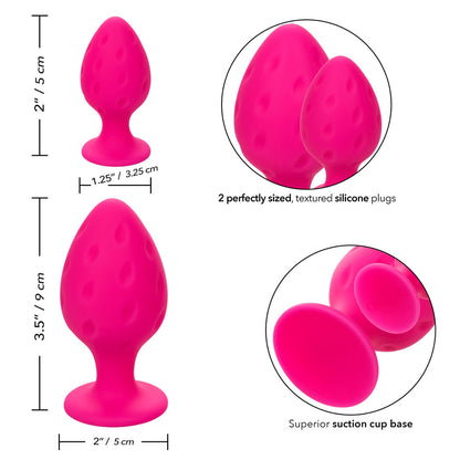 PlayBound UK adult toys & lingerie: cheeky butt plug duo pink