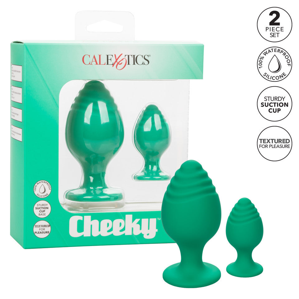 PlayBound UK adult toys & lingerie: cheeky butt plug duo green