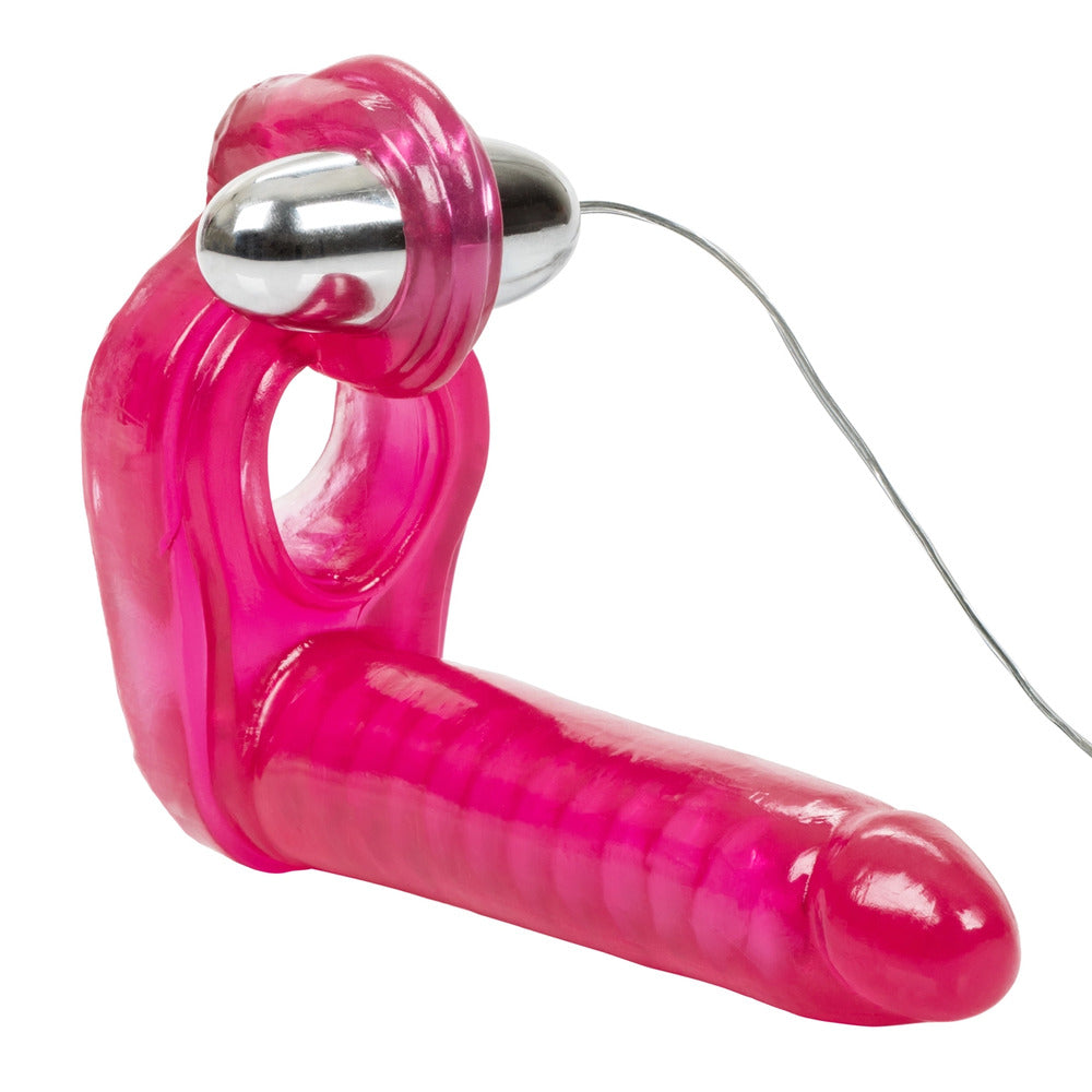 PlayBound UK adult toys & lingerie: ultimate triple stimulator vibrating cock ring with dong