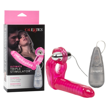 PlayBound UK adult toys & lingerie: ultimate triple stimulator vibrating cock ring with dong