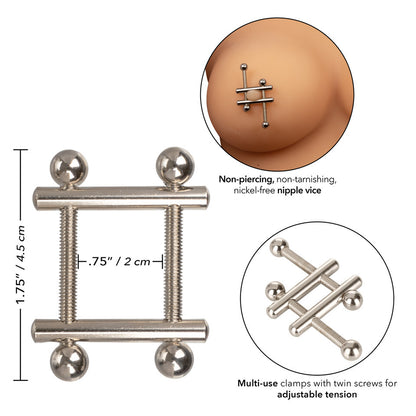 PlayBound UK adult toys & lingerie: nipple grips crossbar nipple vices