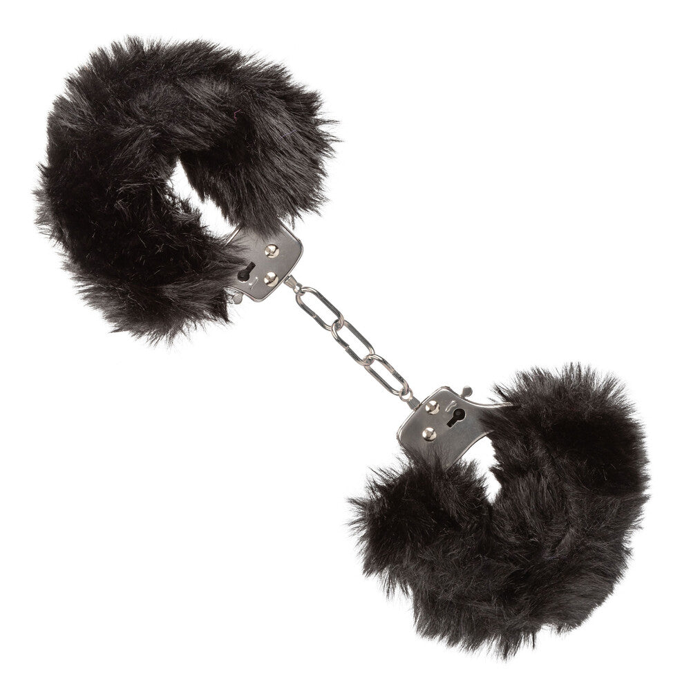 PlayBound UK adult toys & lingerie: ultra fluffy furry cuffs black