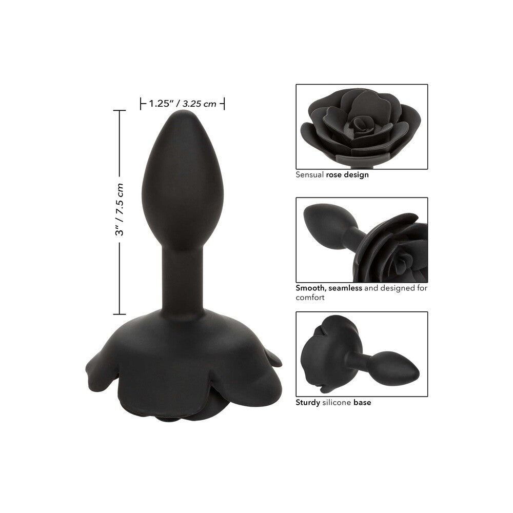 PlayBound UK adult toys & lingerie: calexotics forbidden small rose anal plug