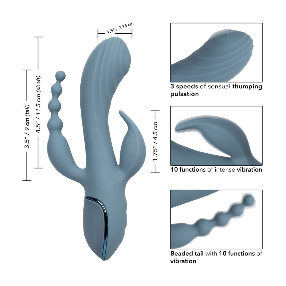 PlayBound UK adult toys & lingerie: triple ecstasy triple motor stimulator