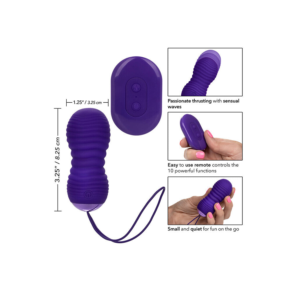 PlayBound UK adult toys & lingerie: slay thrustme remote control ribbed bullet