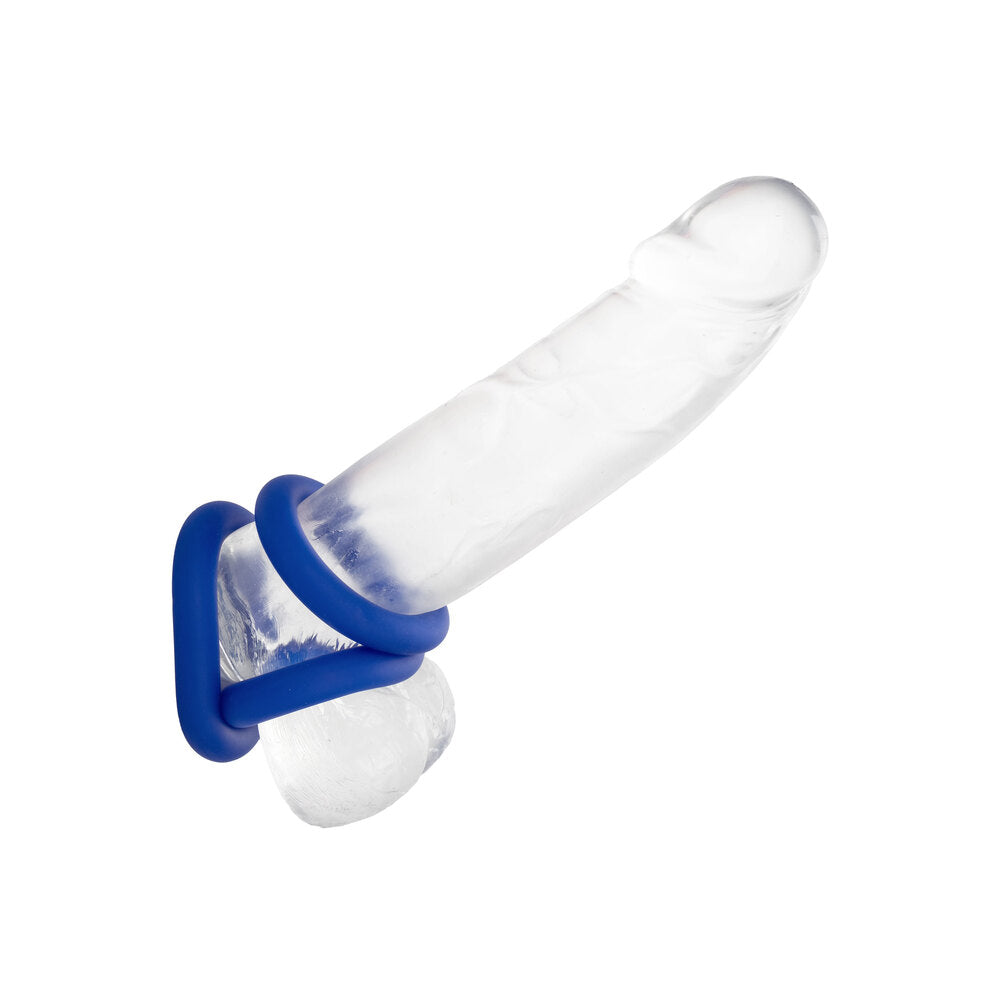 PlayBound UK adult toys & lingerie: admiral universal cock ring set blue