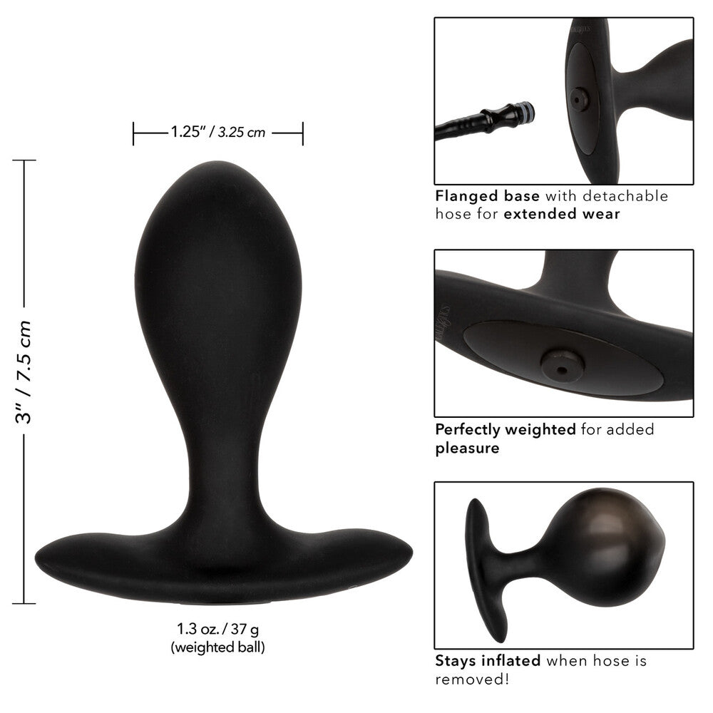 PlayBound UK adult toys & lingerie: colt weighted plumper inflatable butt plug