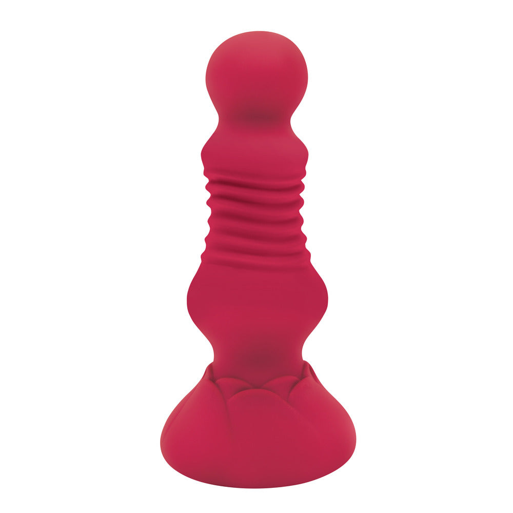 PlayBound UK adult toys & lingerie: secret kisses remote thrusting rosebud butt plug