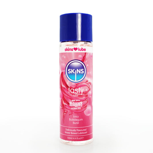 PlayBound UK adult toys & lingerie: skins juicy bubblegum blast waterbased lubricant 130ml