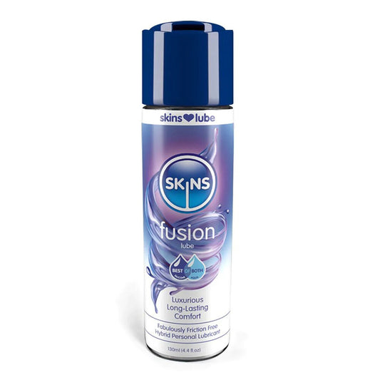 PlayBound UK adult toys & lingerie: skins fusion hybrid silicone and waterbased lubricant 130ml