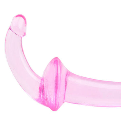 PlayBound UK adult toys & lingerie: double fun pink strapless strap on dildo