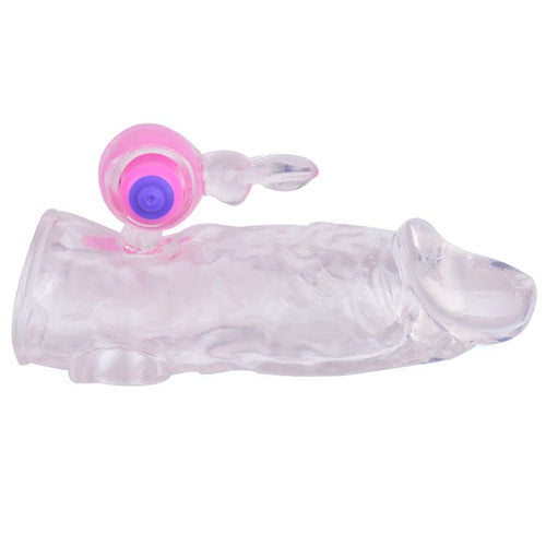 PlayBound UK adult toys & lingerie: clear rabbit vibrating penis extender