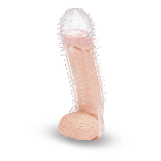 PlayBound UK adult toys & lingerie: size up clear textured 1 5 inch extender