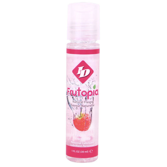 PlayBound UK adult toys & lingerie: id frutopia personal lubricant raspberry 1 oz