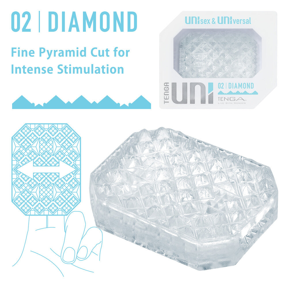 PlayBound UK adult toys & lingerie: tenga uni diamond sleeve masturbator