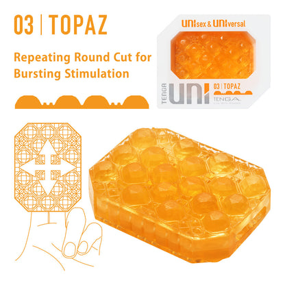 PlayBound UK adult toys & lingerie: tenga uni topaz sleeve masturbator