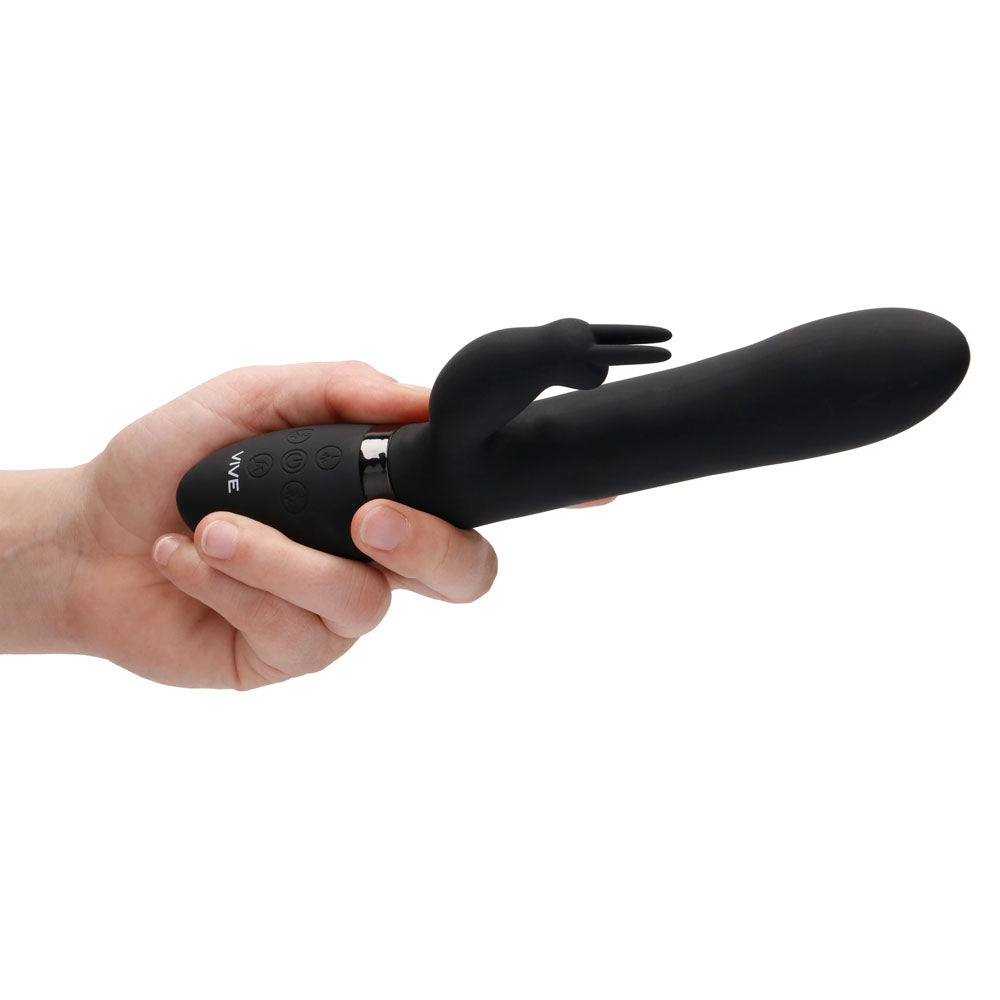 PlayBound UK adult toys & lingerie: vive amoris black rabbit vibrator with stimulating beads