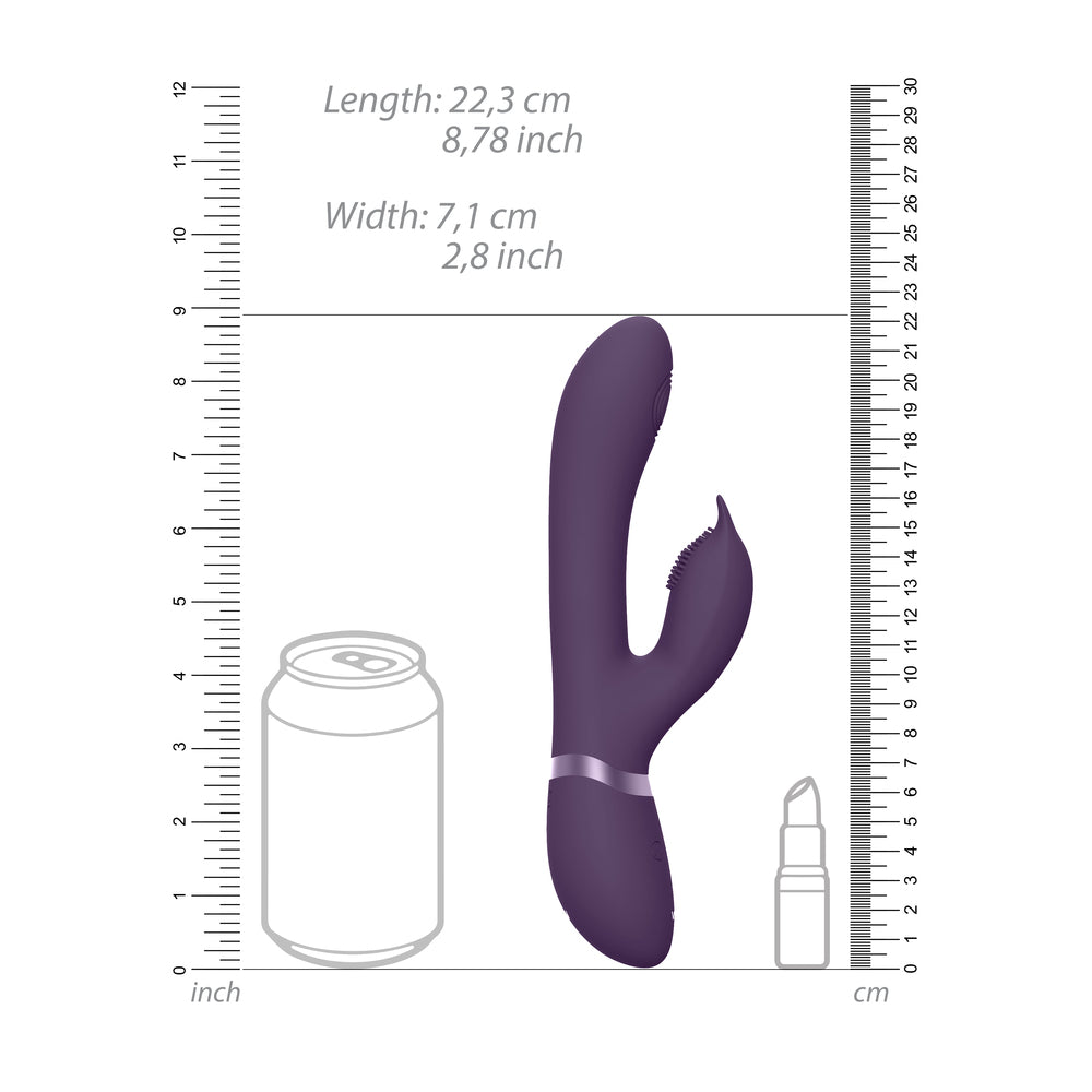 PlayBound UK adult toys & lingerie: vive aimi pulse wave and vibrate g spot vibrator purple