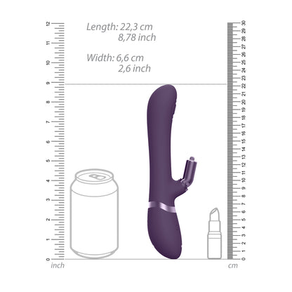 PlayBound UK adult toys & lingerie: vive etsu interchangeable rabbit vibrator purple