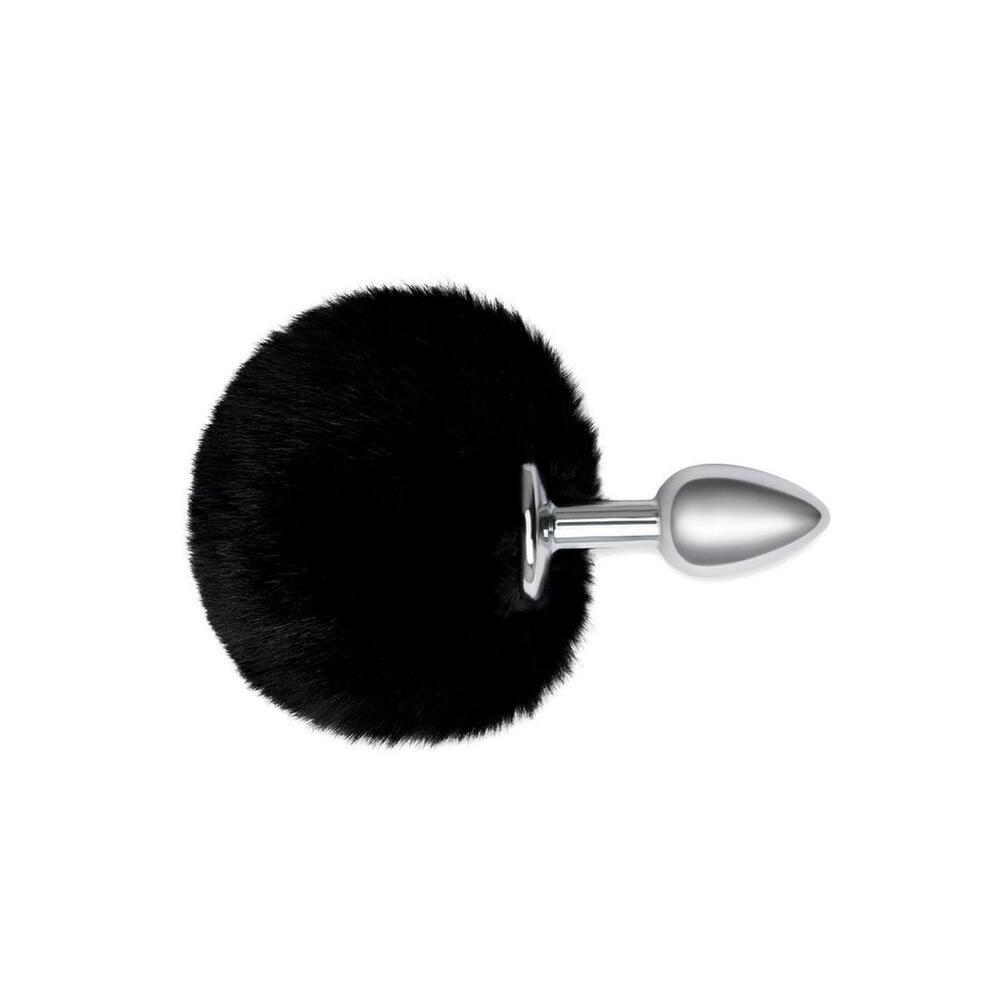 PlayBound UK adult toys & lingerie: furry tales black bunny tail butt plug