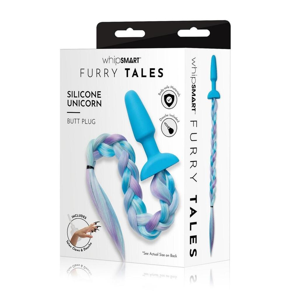PlayBound UK adult toys & lingerie: furry tales silicone unicorn tail butt plug