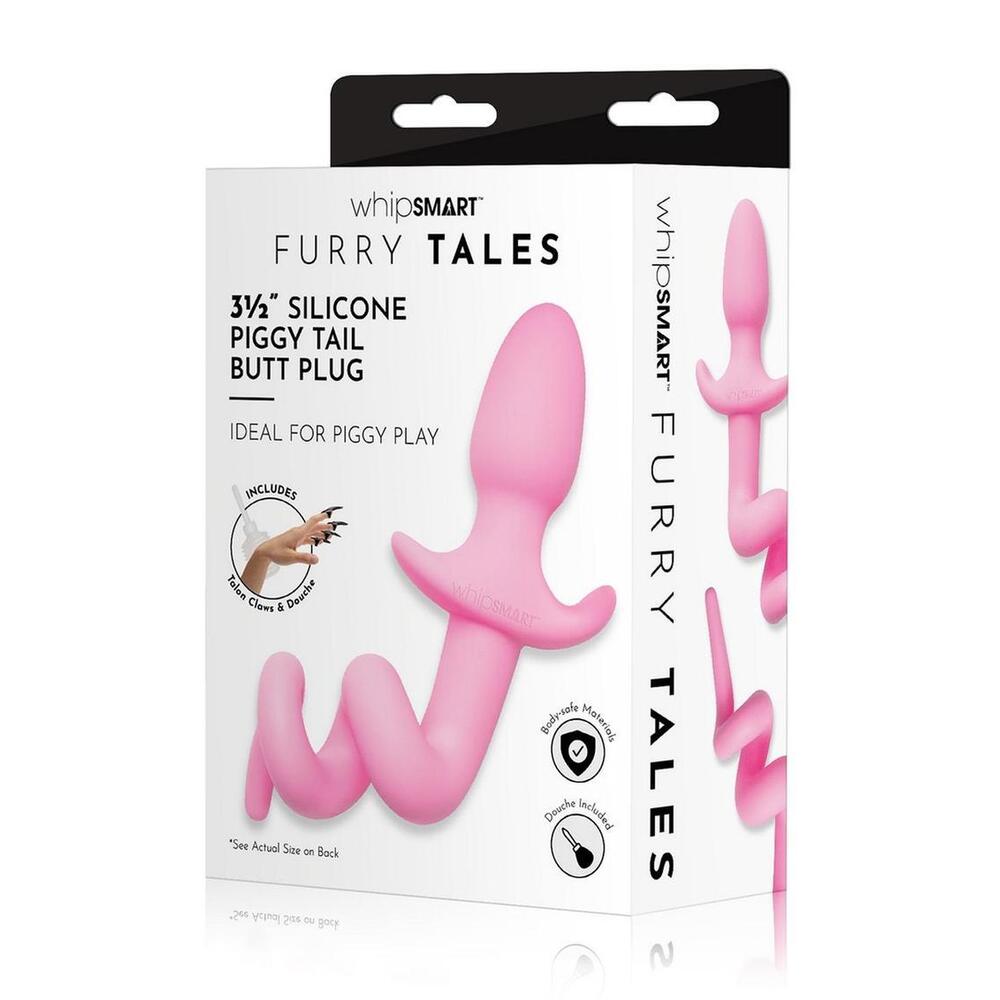 PlayBound UK adult toys & lingerie: furry tales silicone piggy tail butt plug