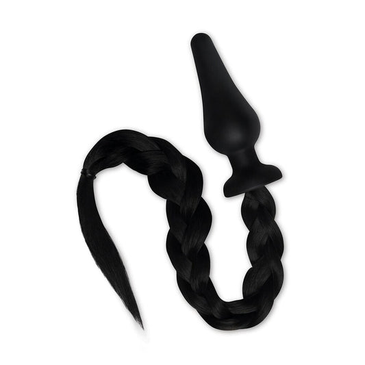 PlayBound UK adult toys & lingerie: furry tales black pony play butt plug