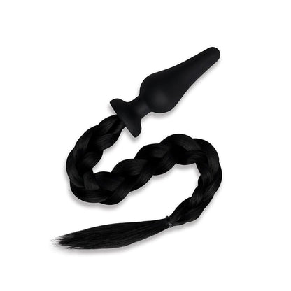 PlayBound UK adult toys & lingerie: furry tales black pony play butt plug