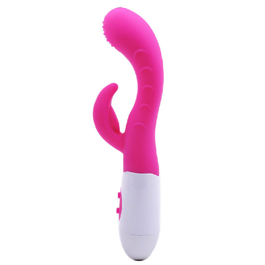 PlayBound UK adult toys & lingerie: silicone dual motors gspot vibrator pink