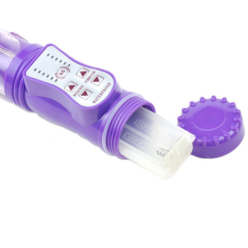 PlayBound UK adult toys & lingerie: rabbit vibrator with thrusting motion purple