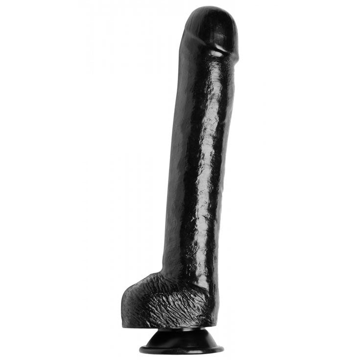 PlayBound UK adult toys & lingerie: the black destroyer huge suction cup dildo