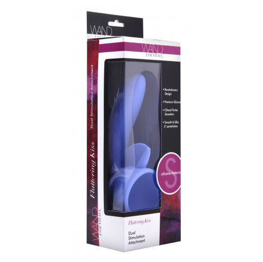 PlayBound UK adult toys & lingerie: wand essentials fluttering kiss dual stimlation attachment