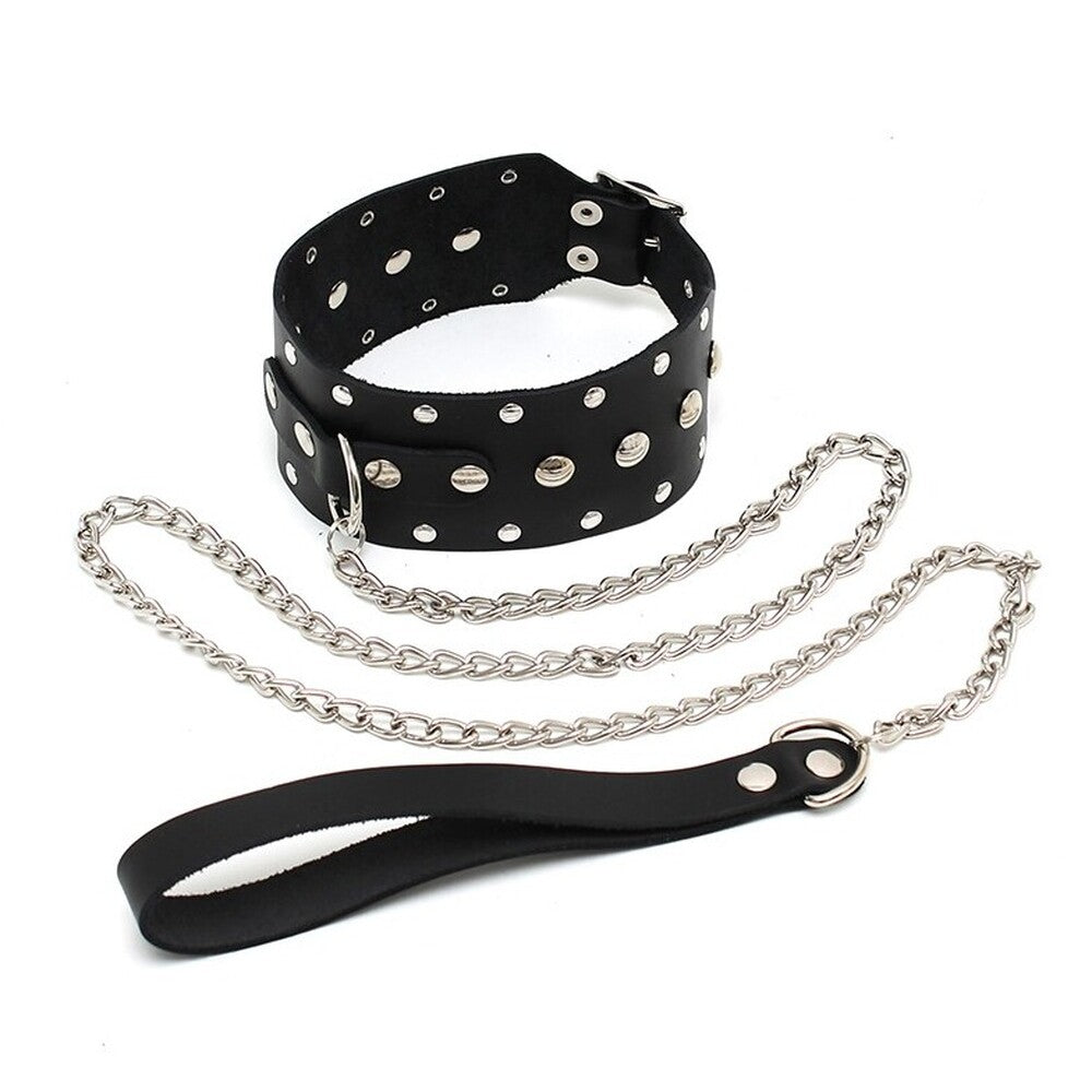 PlayBound UK adult toys & lingerie: leather collar and chain