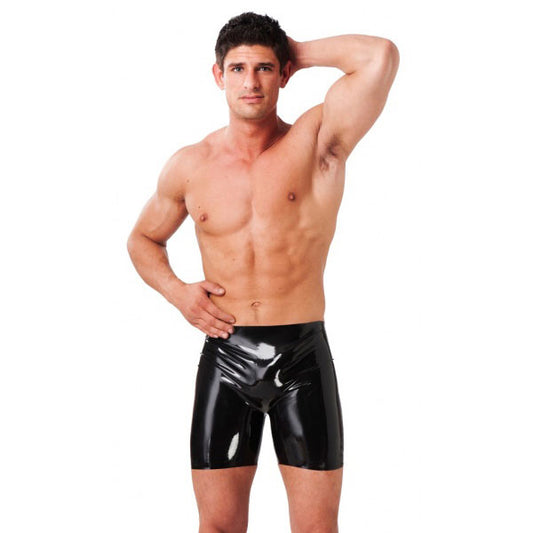 PlayBound UK adult toys & lingerie: latex mens bermuda shorts